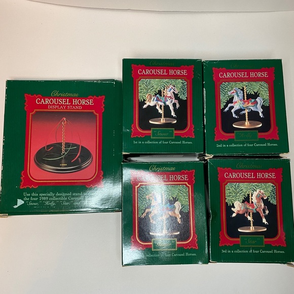 Hallmark carousel ornaments set - Picture 2 of 7
